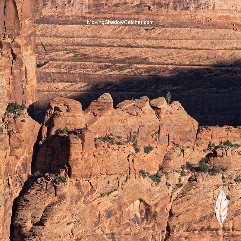 Moving Shadow Catcher, Canyon Rim, Chief, Native Photography, Hidden Legends